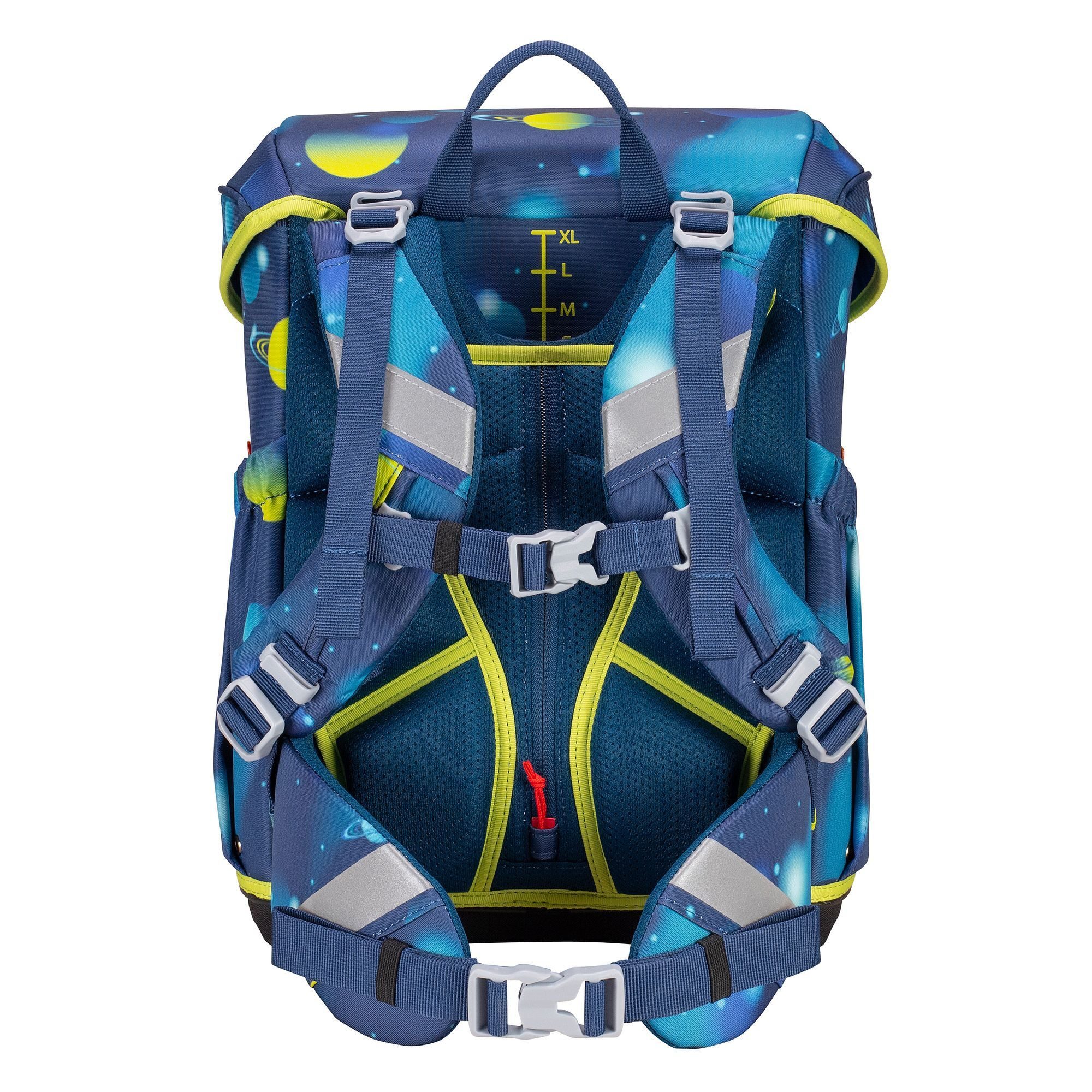 Scout Schulranzen Neo LED (8-tlg), Polyester