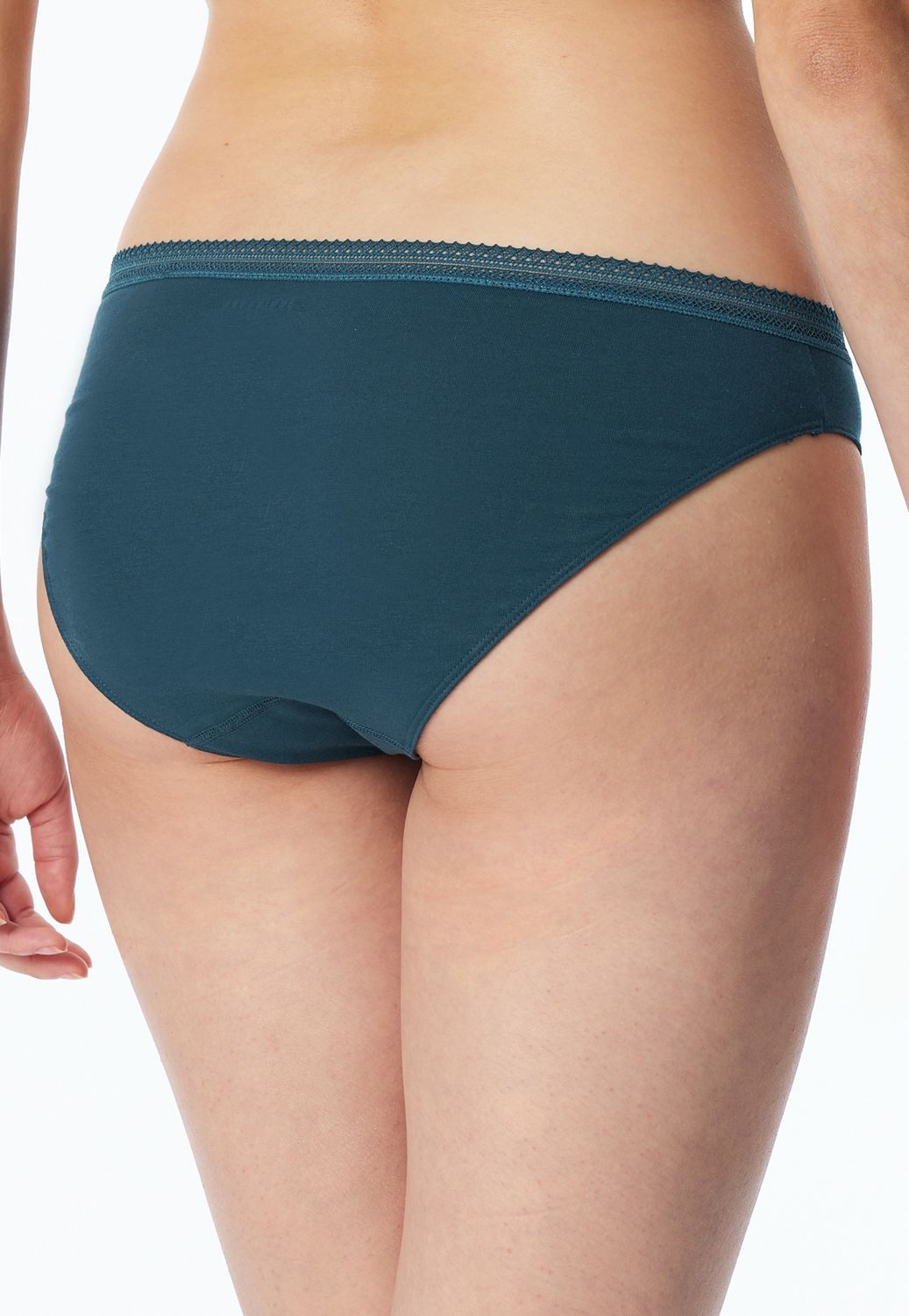 Schiesser Slip Cotton Lace (Set) mit attraktivem Spitzenbündchen