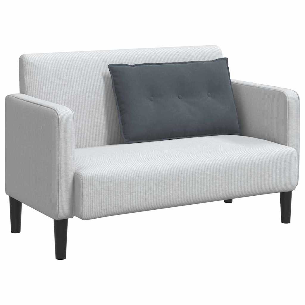 vidaXL Rückenkissen Rücken Kissen Dunkelgrau 80 x 50 cm Cordstoff, 1-tlg.