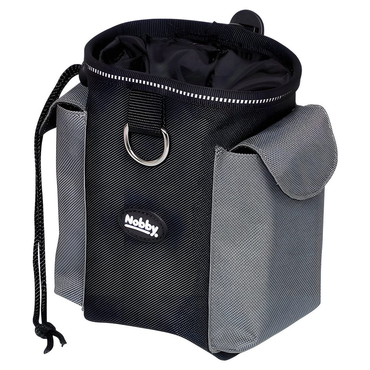 Nobby Leckerlibeutel Snackbeutel 2 in 1 grau