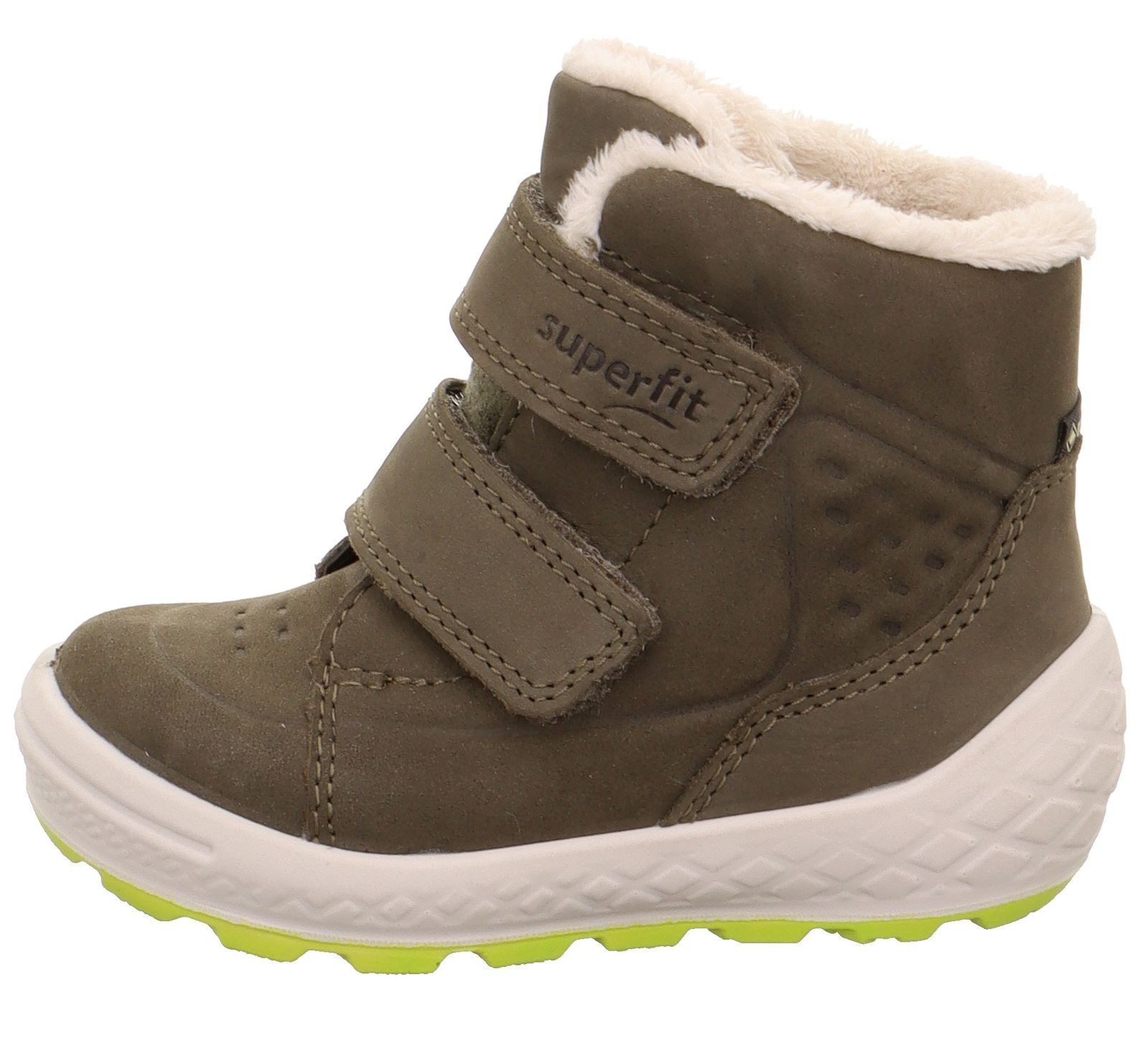 superfit Kinder Gore-Tex Klettstiefel GROOVY 2.0 grün 1-106317-7000 Stiefel