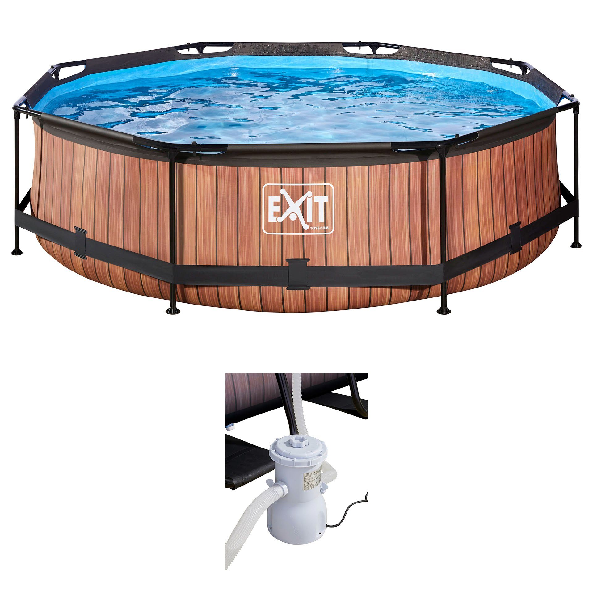Framepool inkl. Kartuschen-Filterpumpe