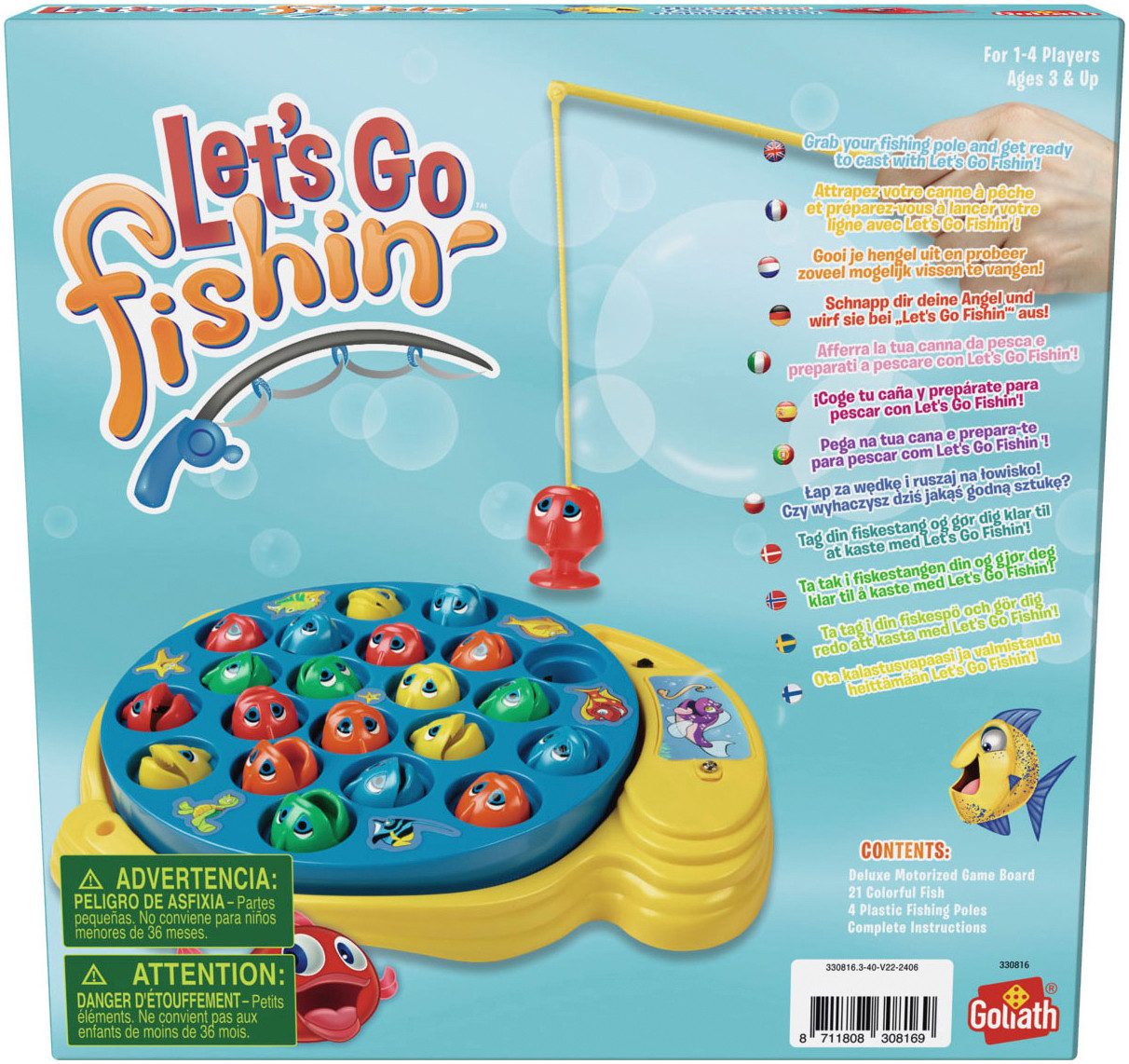 Goliath® Spiel Angelspiel Lets go Fishin', Kinderspiel