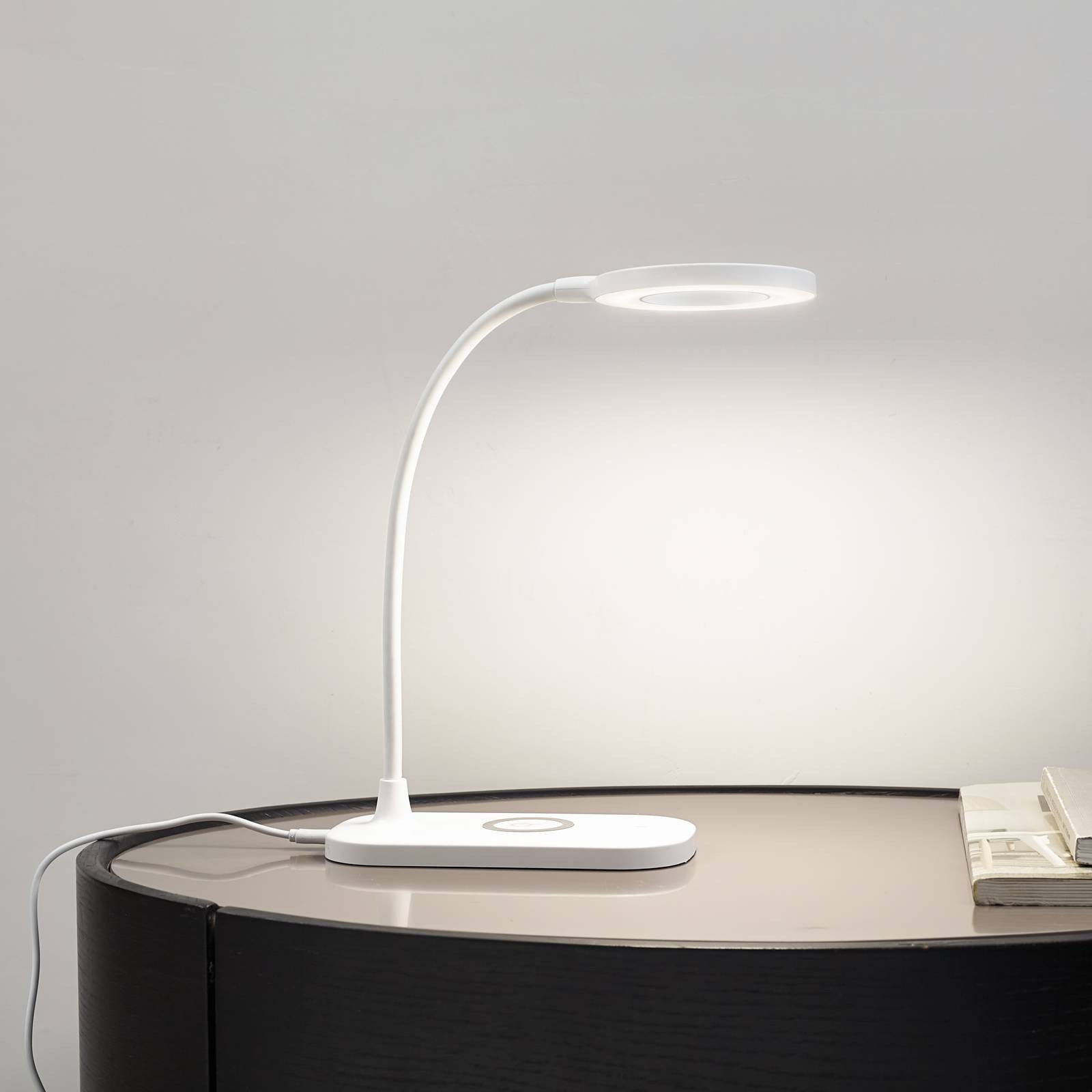 Lindby Tischleuchte Siona, Enthalten, 1 x 4 W LED, Farbwechsel warmweiß / t günstig online kaufen