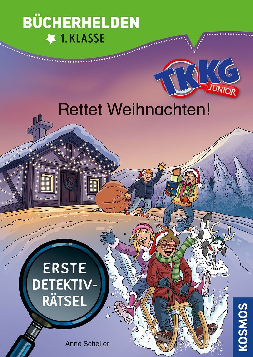 TKKG Junior, Bücherhelden 1. Klasse, Rettet Weihnachten! / Anne Scheller, Erste Detektivrätsel, Erstleser Kinder ab 6 Jahre