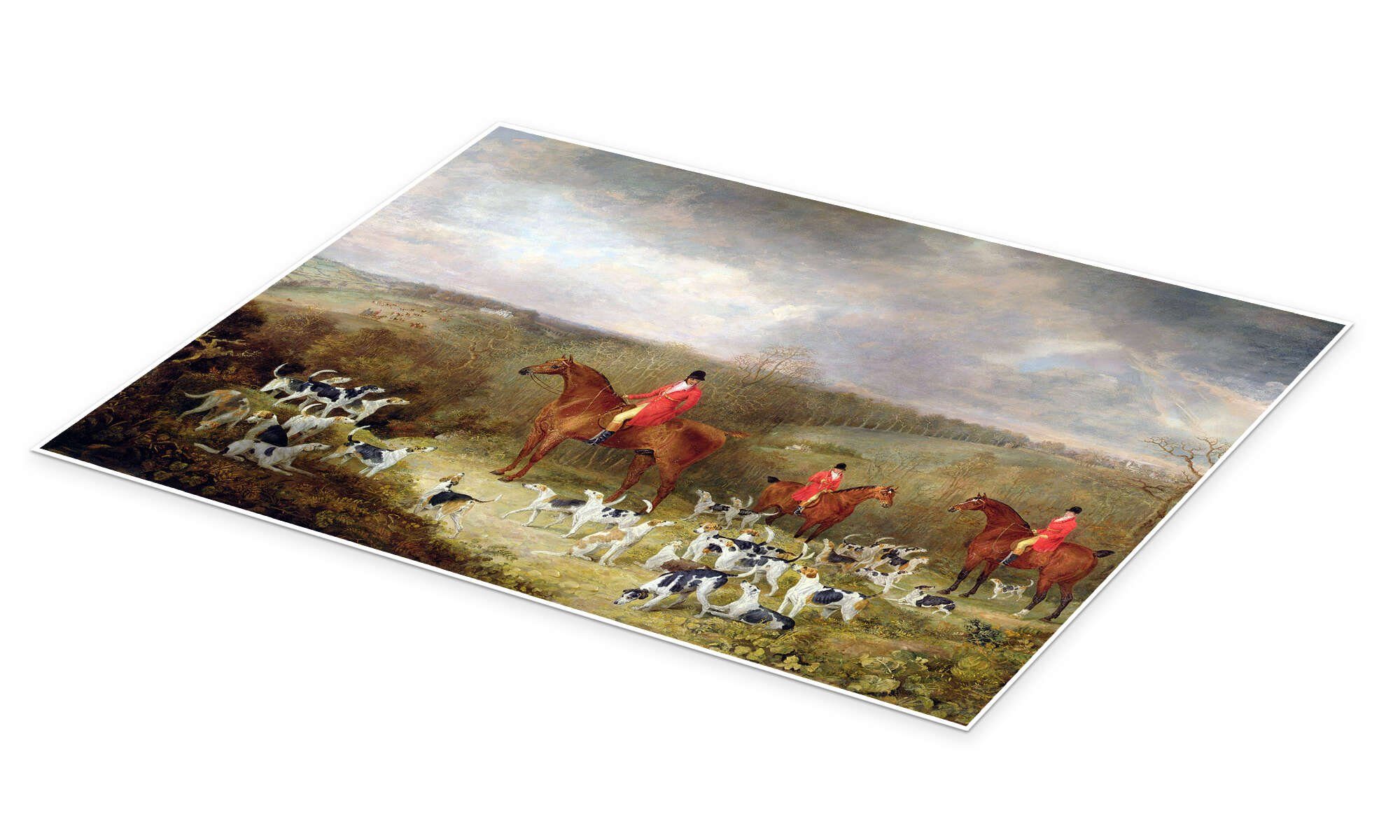 Posterlounge Wandbild Lord Glamis und seine Jagdhunde, 1823, Dean Wolstenholme, erhältlich als Poster, Leinwandbild, Wandsticker oder Acrylglasbild