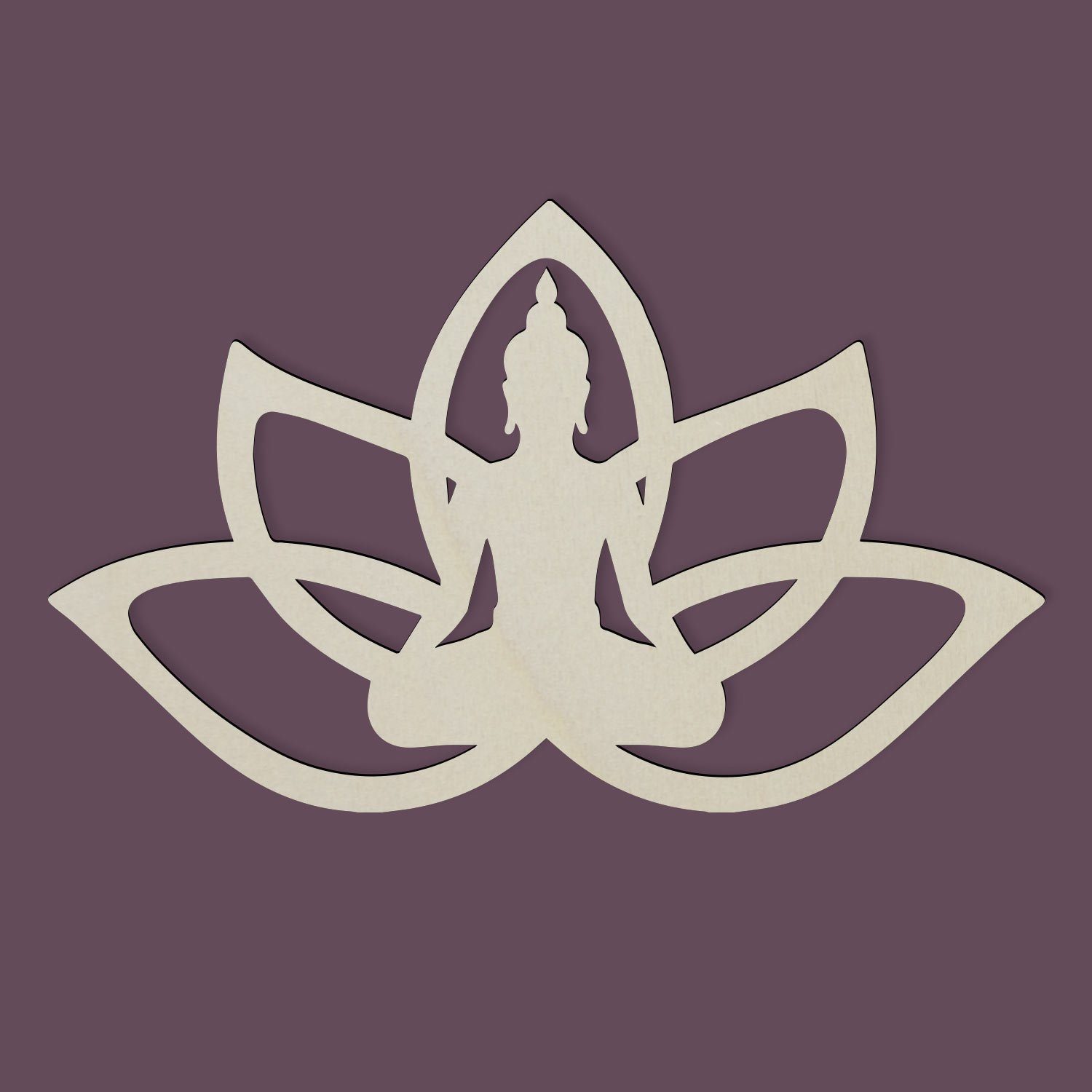 Namofactur LED Wandleuchte RGB Yoga, Buddha Lotus Haltung Blume, Meditation günstig online kaufen