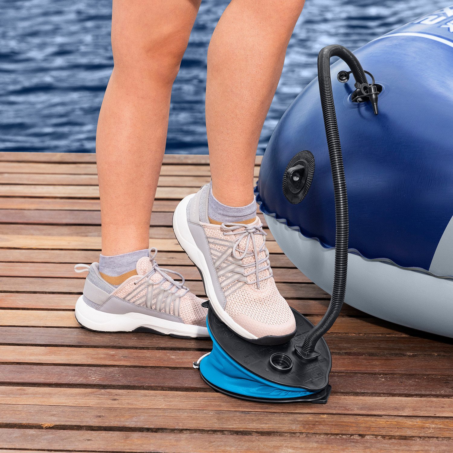 Bestway Fußpumpe Air Step™ 800 ml (Packung)