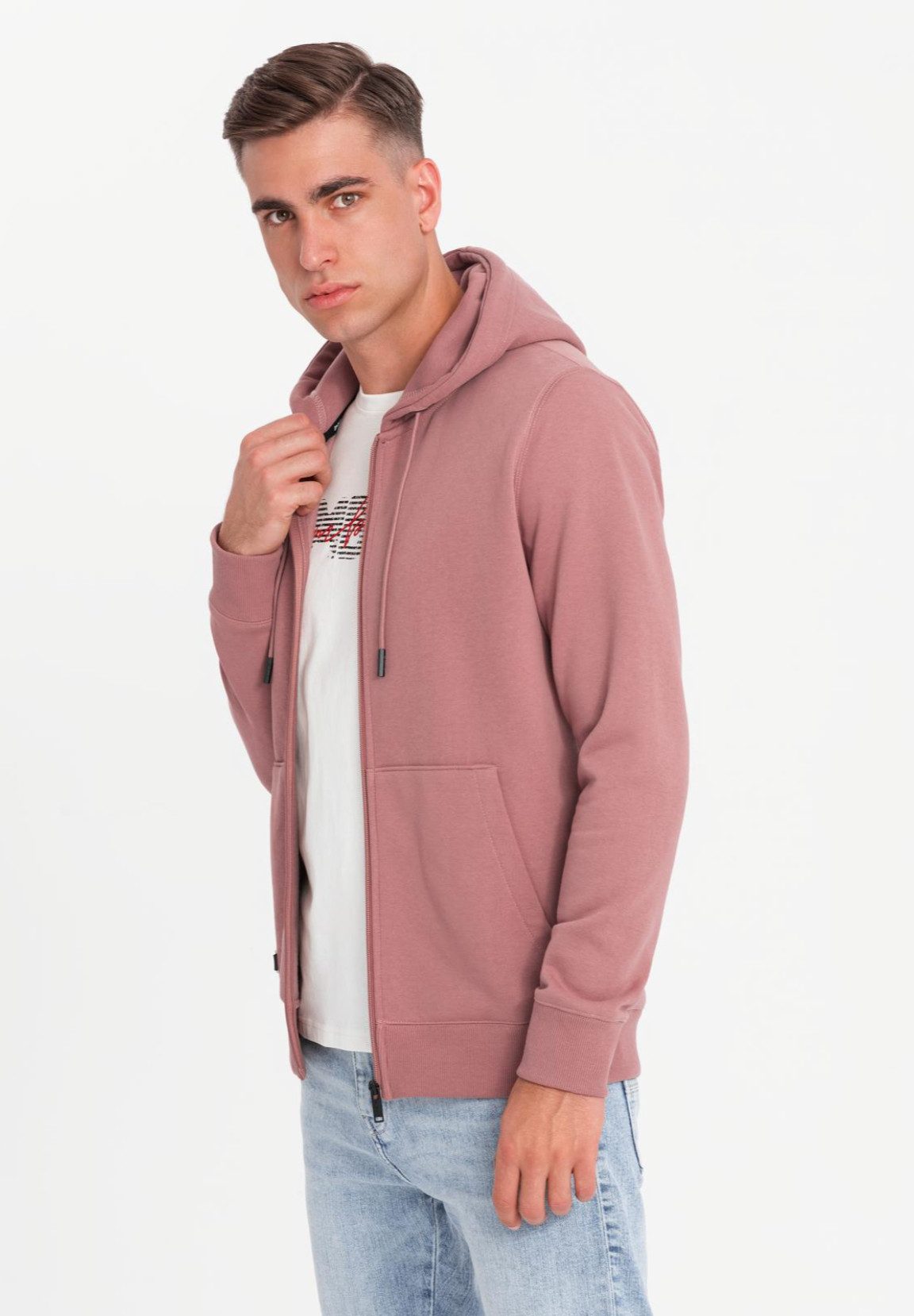 OMBRE Kapuzensweatjacke Kapuzensweatshirt