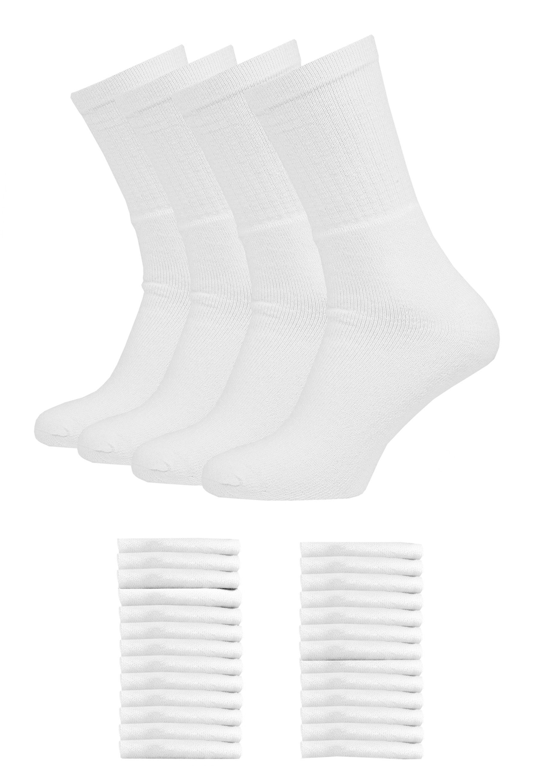 Pack Alltagssocken Sportsocken Albert 30er (30-Paar) White Schäfer