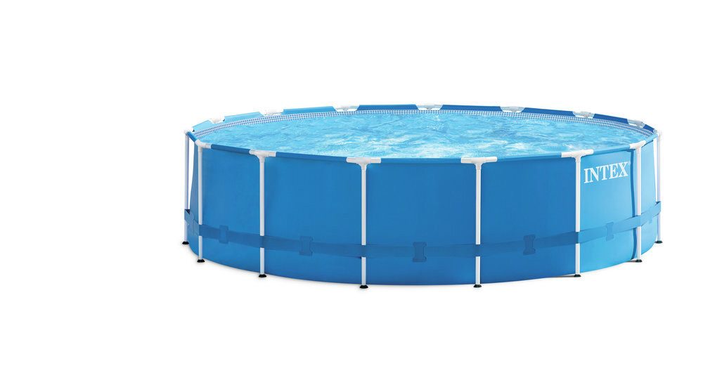 Intex Framepool Set "Rondo", Ø 457 x 122 cm (B x H), inkl. Kartuschenfilteranlage