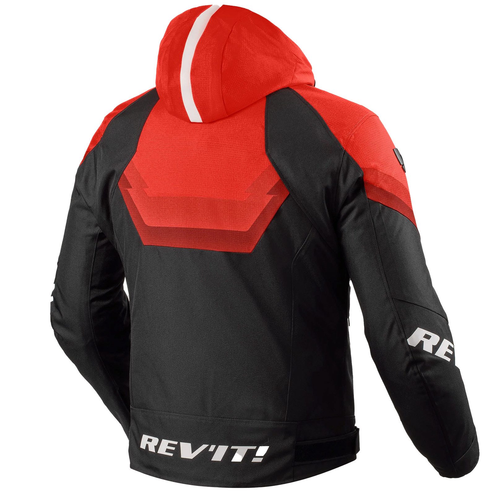 Revit Motorradjacke Revit Quantum 3 H2O Textiljacke Schwarz / Rot atmungsak günstig online kaufen