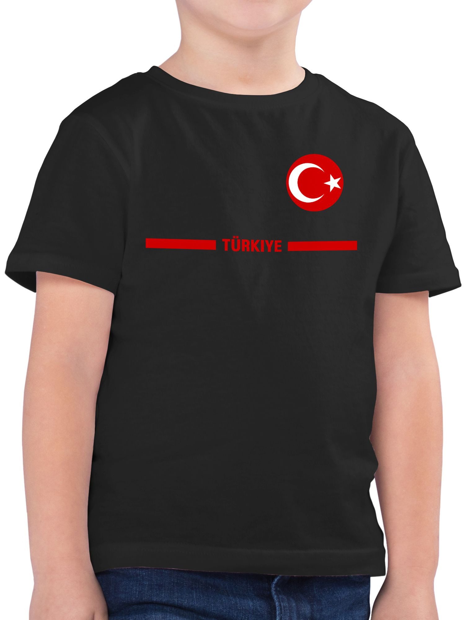 Shirtracer T-Shirt Türkei Trikot Wappen, Türkiye mit Stolz, Türkisches Fan-Motiv (1-tlg) 2026 Fussball WM Fanartikel