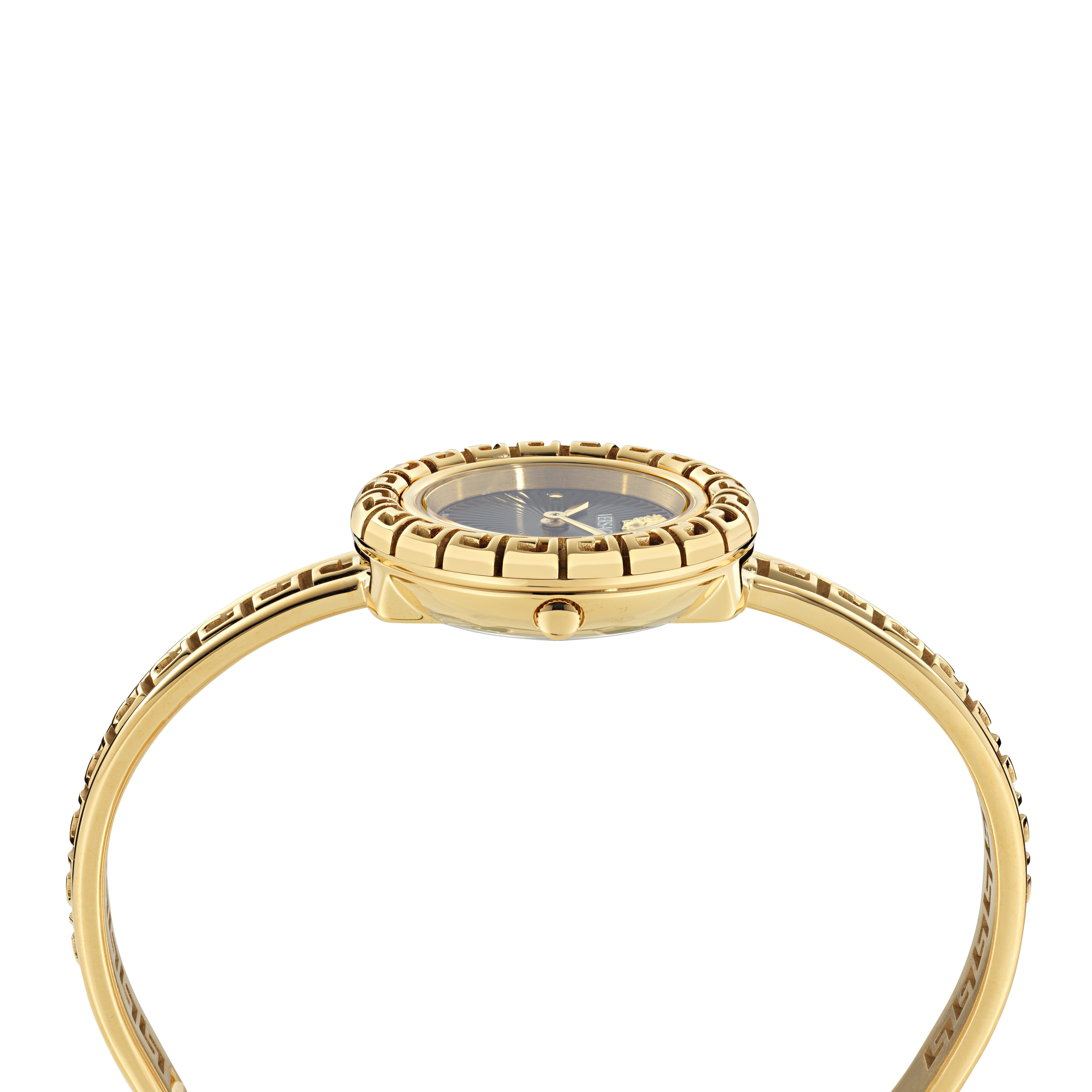 Versace Quarzuhr GRECA PENDANT VE5I00226, (Set, 3-tlg., mit Wechselarmband und Kette), Armbanduhr, Damenuhr, Swiss Made, Ideal auch als Geschenk, analog