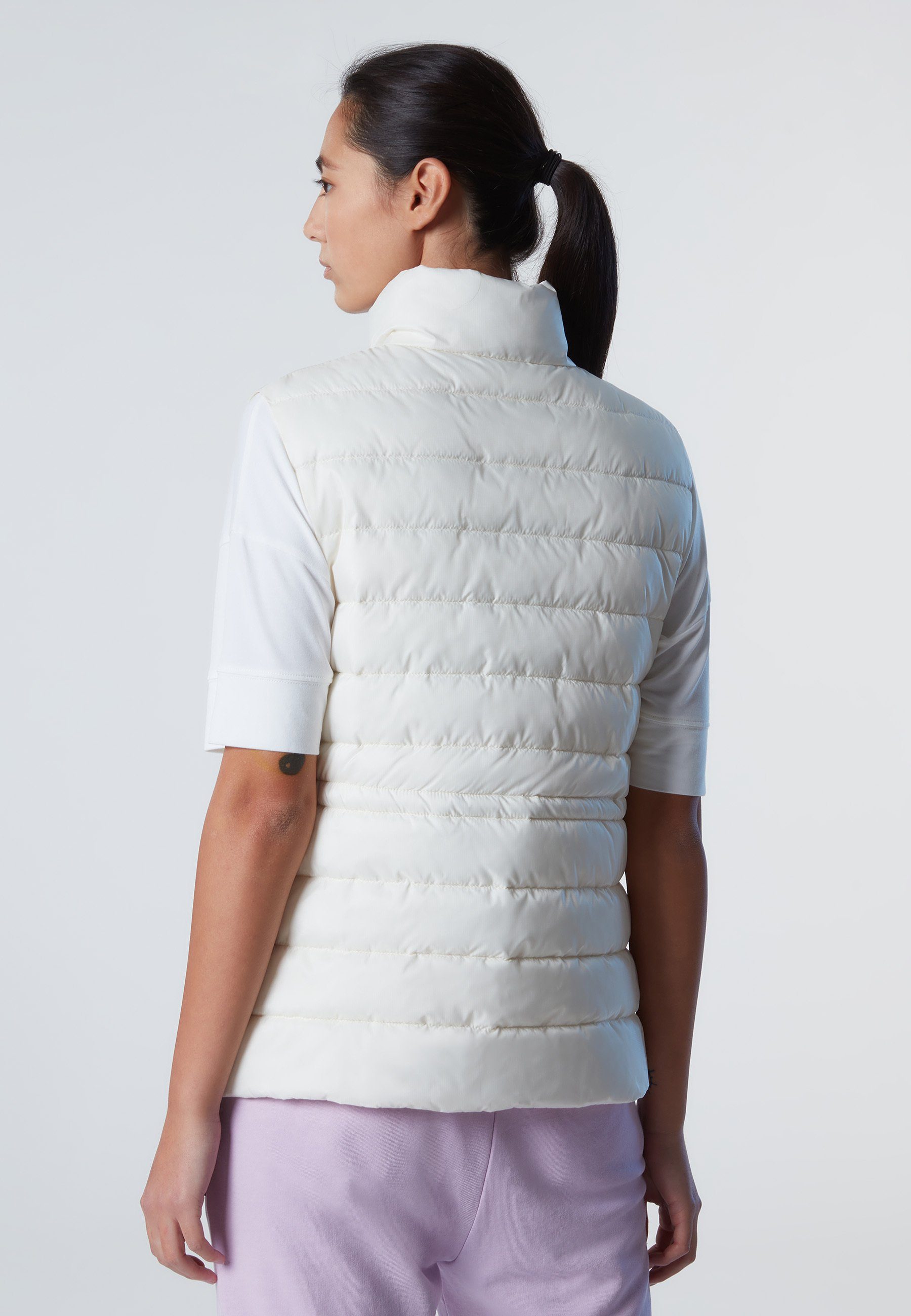 North mit Sails weiss Vest klassischem Steppweste Design Ari