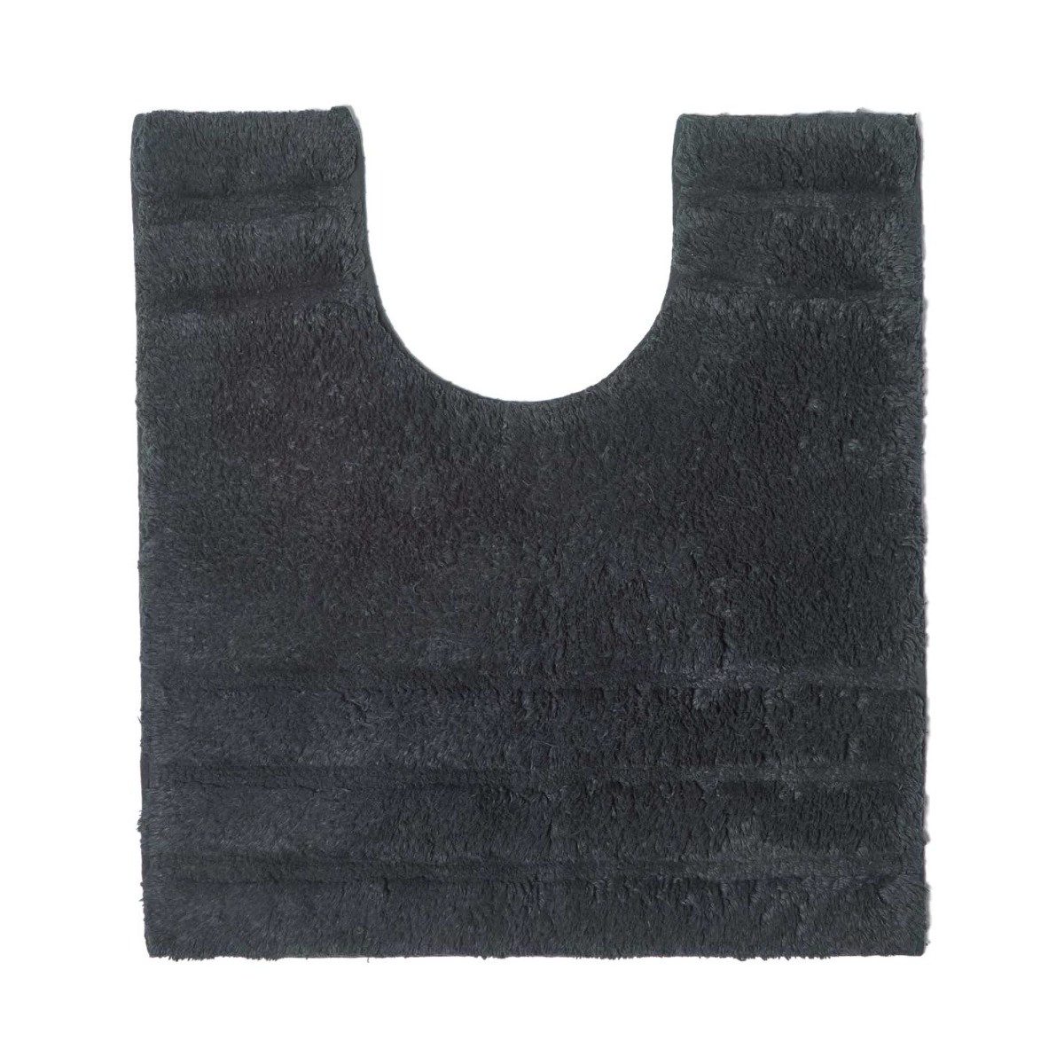 Homescapes Badematte WC Vorleger Spa Supreme Schwarz, Höhe 30 mm, WC Vorleg günstig online kaufen