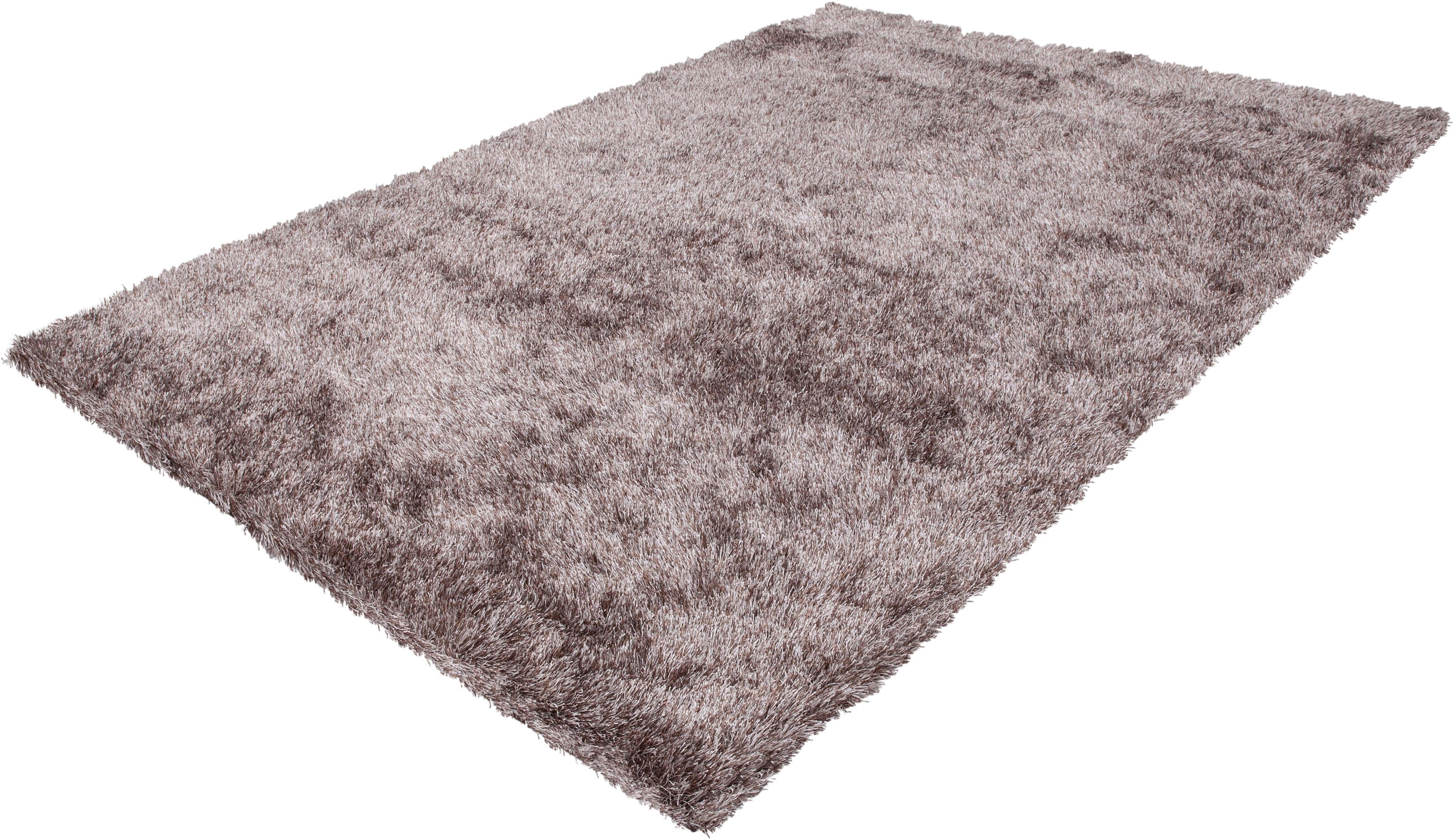Hochflor-Teppich Alga, Bruno Banani, rechteckig, Höhe: 40 mm, Uni-Farben, besonders weich und kuschelig