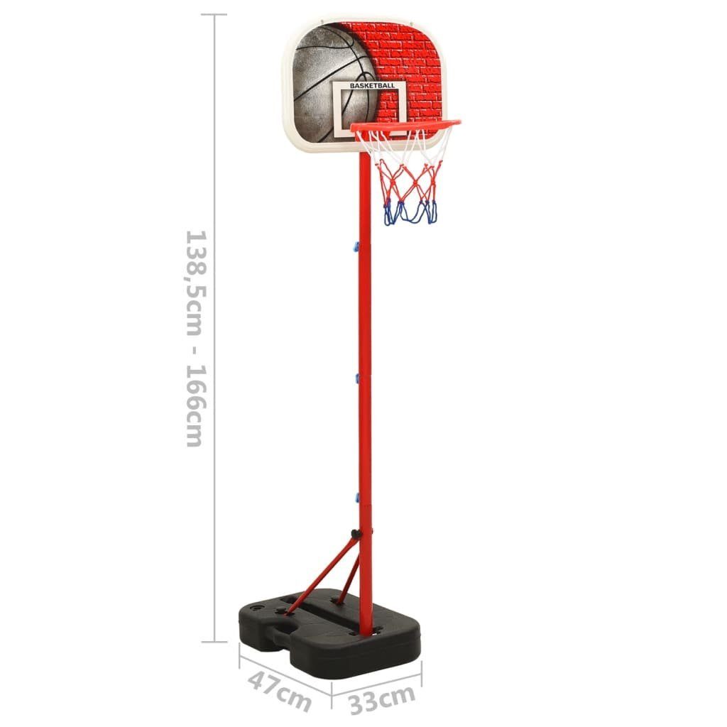 Verstellbar Tragbares cm Basketballständer 138,5-166 vidaXL Basketball-Spielset