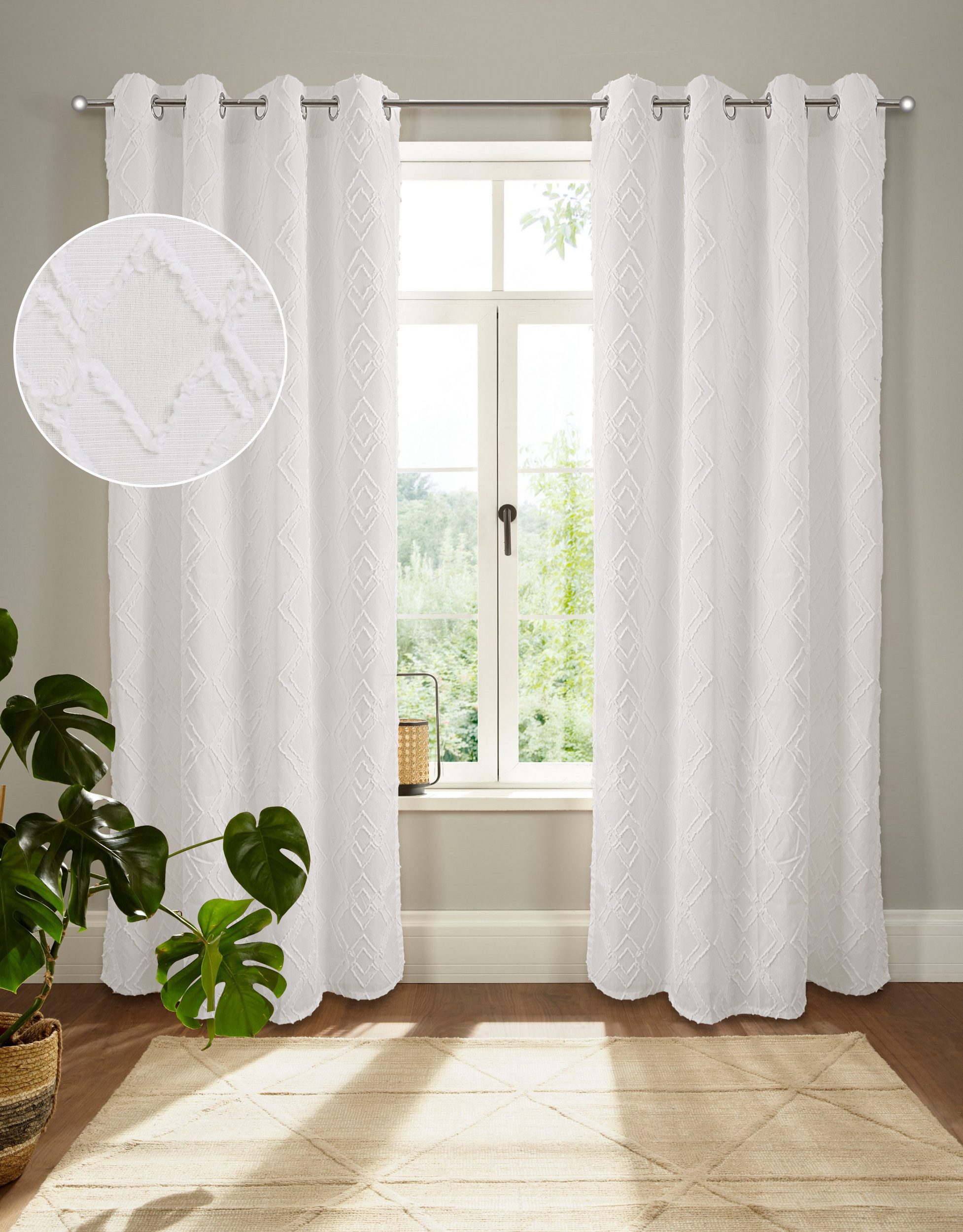 andas Gardine Markane (1 St), Ösen, blickdicht günstig online kaufen