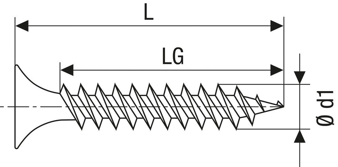 SPAX Schnellbauschraube Trockenbauschraube, Kreuzschlitz H2, (500 St)