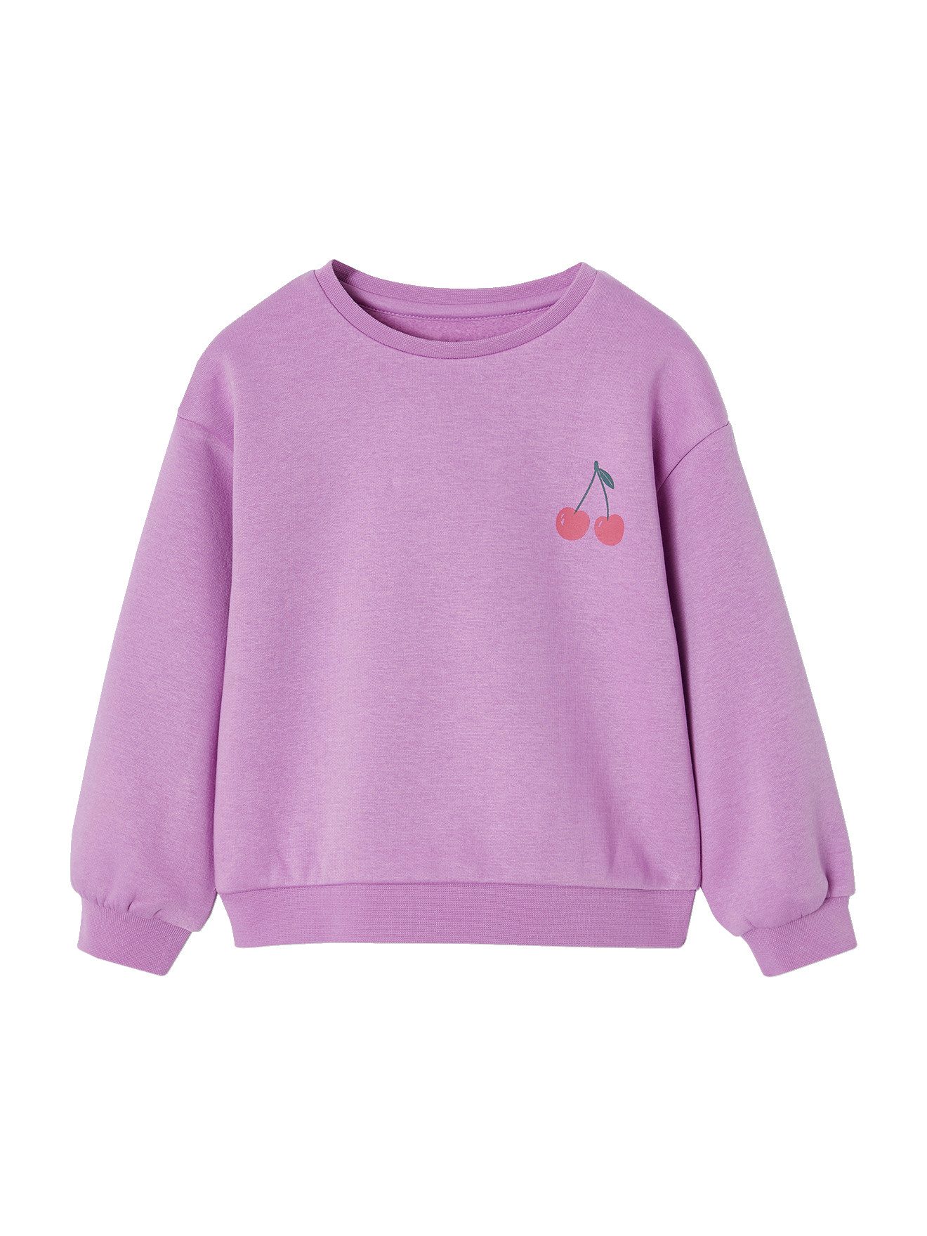 Sweatjacke Mädchen Sweatshirt mit Print Basics