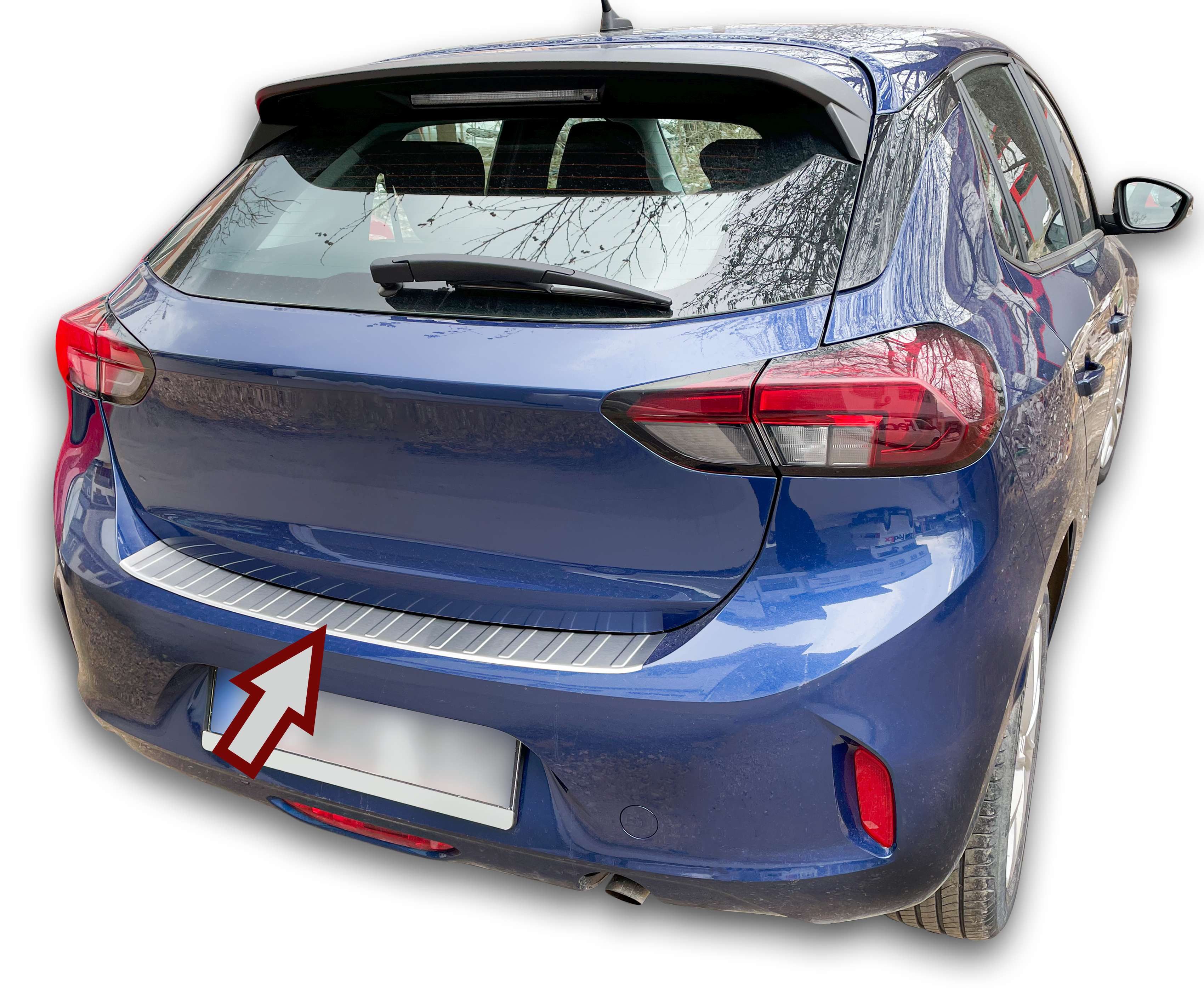 Ladekantenschutz für OPEL Corsa F, BJ ab 2019> Stoßstangenschutz
