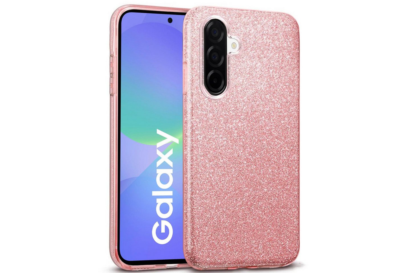CoolGadget Handyhülle Glitzer Glamour Hülle für Samsung Galaxy A57 5G 6,7 Zoll, Slim Case mit Glossy Effect Schutzhülle für Samsung A57 5G Hülle