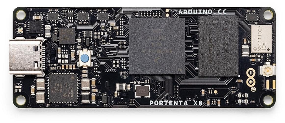 Arduino Arduino Portenta X8, 9 Kerne, Wi-Fi/Bluetooth, KI, OTA-Updates, Mini-PC Barebone