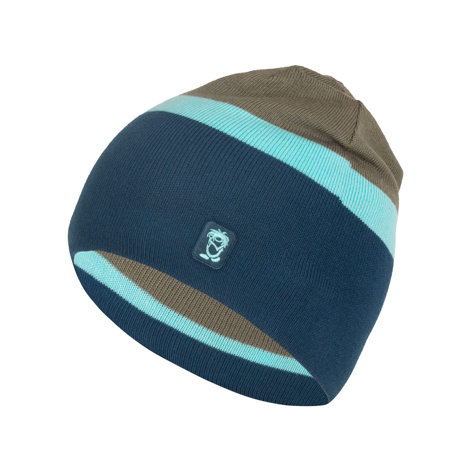 TROLLKIDS Strickmütze KIDS NORDLAND CAP für Kinder und Jugendliche geeignet, mit TROLLKIDS-Logostickerei