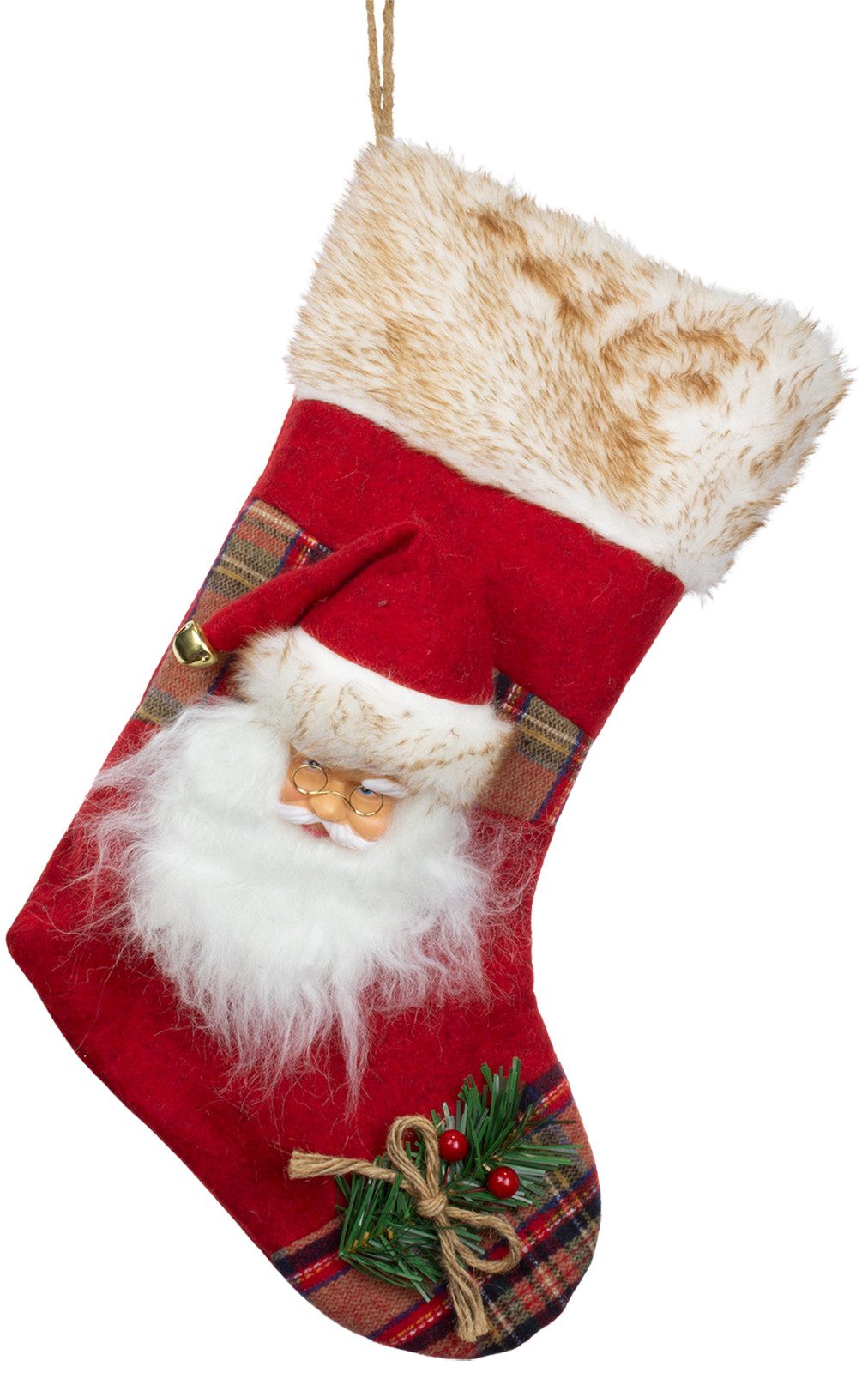 Christmas Paradise Hängedekoration Weihnachtsstrumpf 40cm (1 St), Weihnacht günstig online kaufen