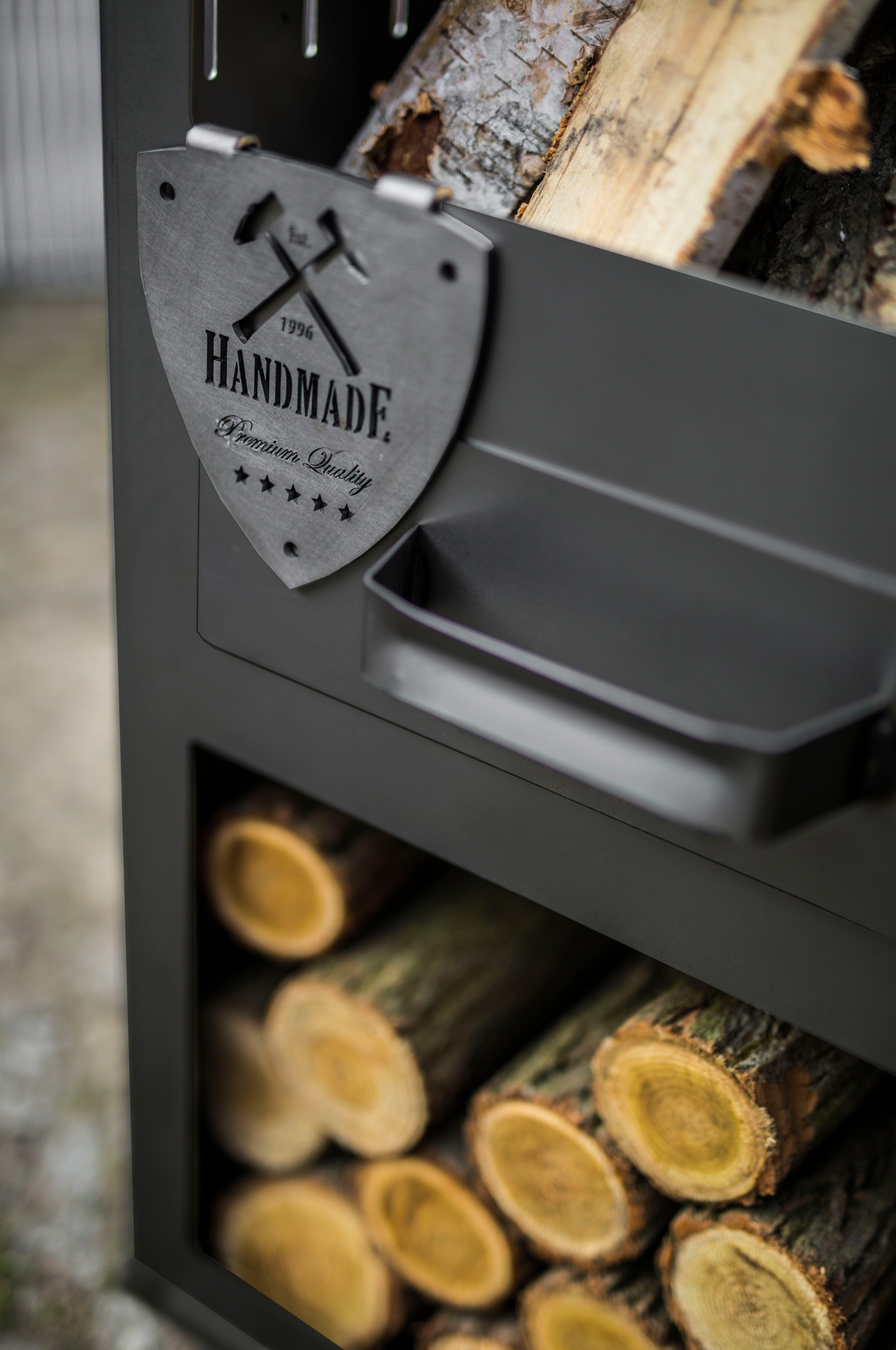 CookKing Gartenkamin Rosa, 40x40x150 cm