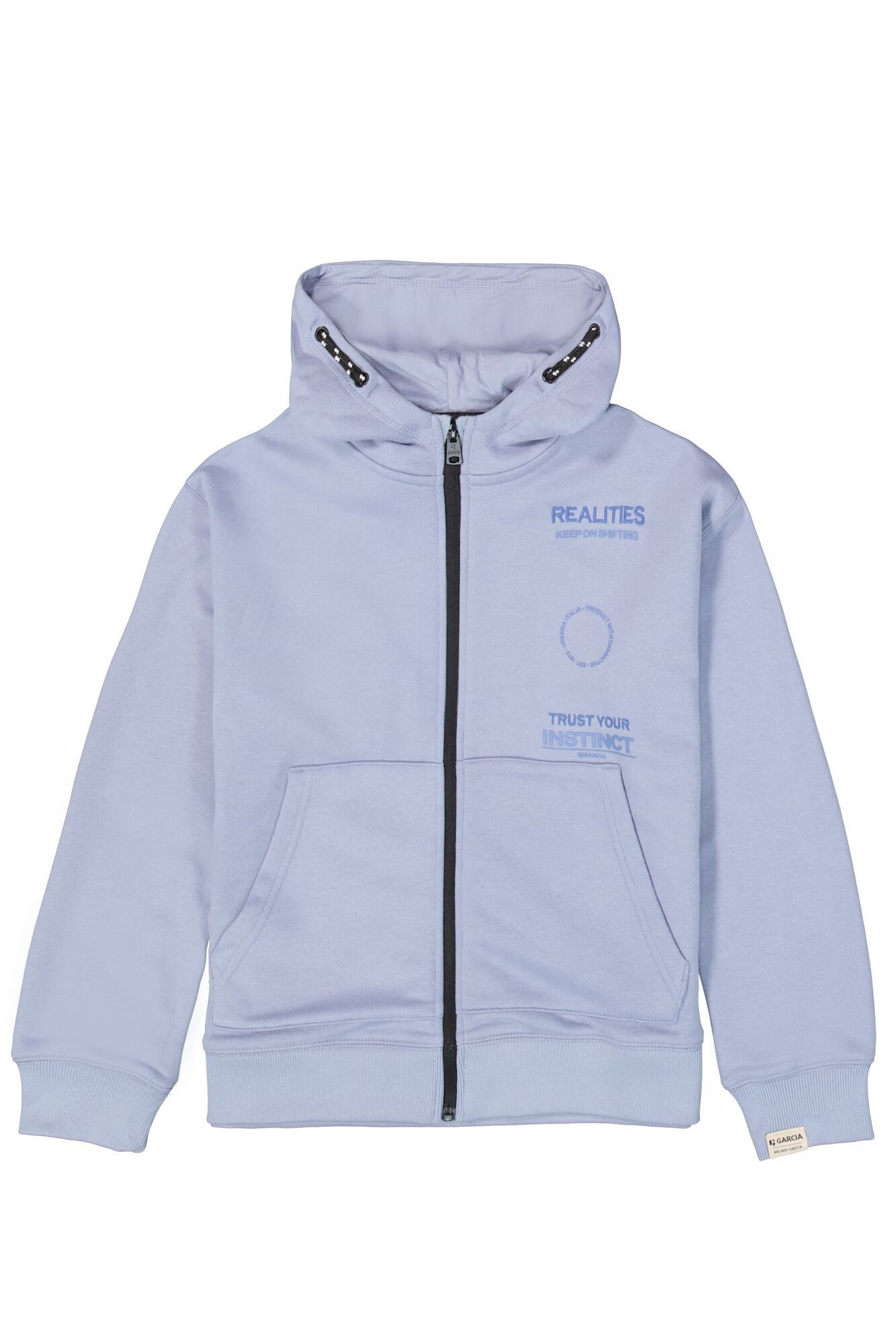 Kapuzensweatjacke heron blue