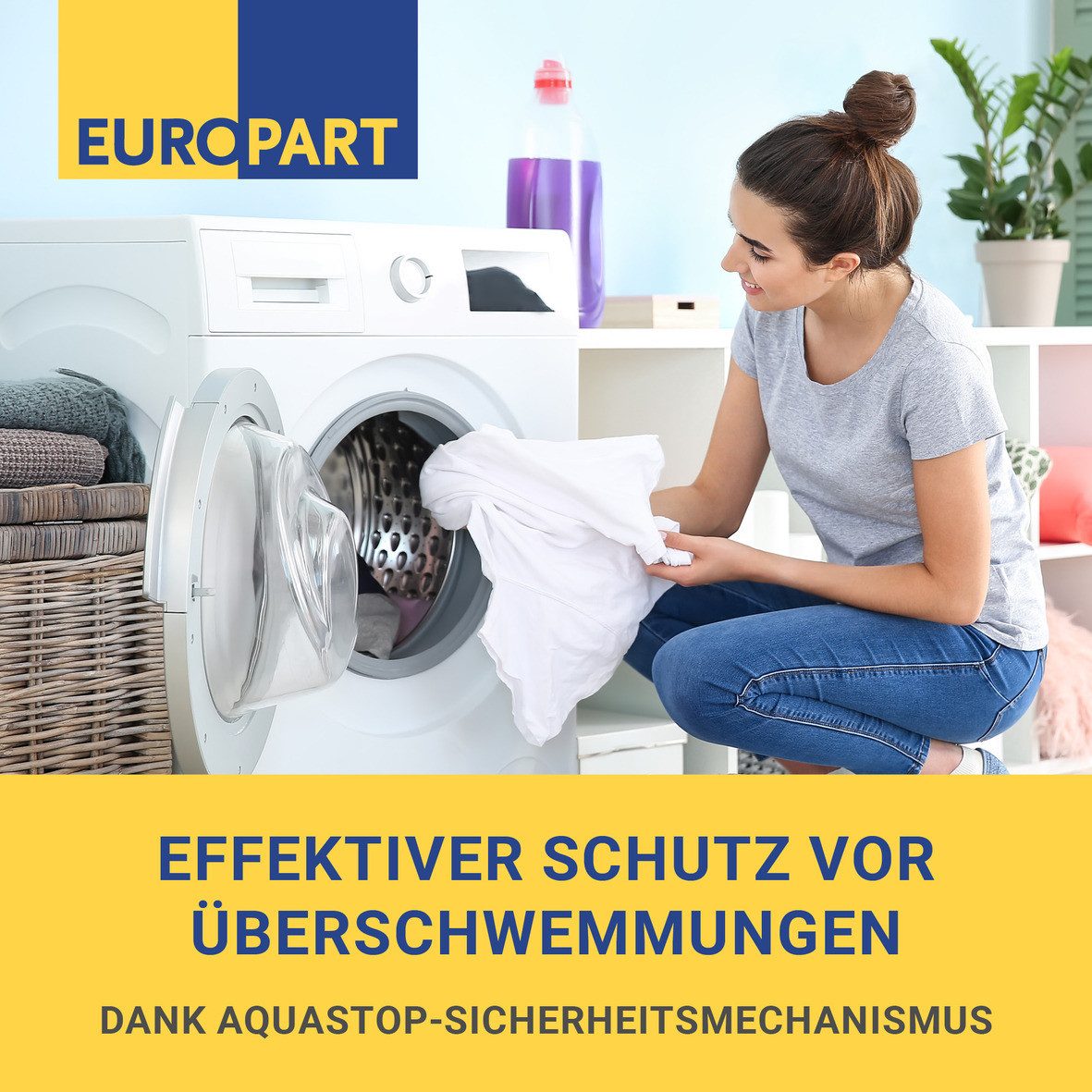 easyPART Zulaufschlauch wie EUROPART 10071945 EUROPART 10071945, Zubehör für Waschmaschinen, Waschmaschine