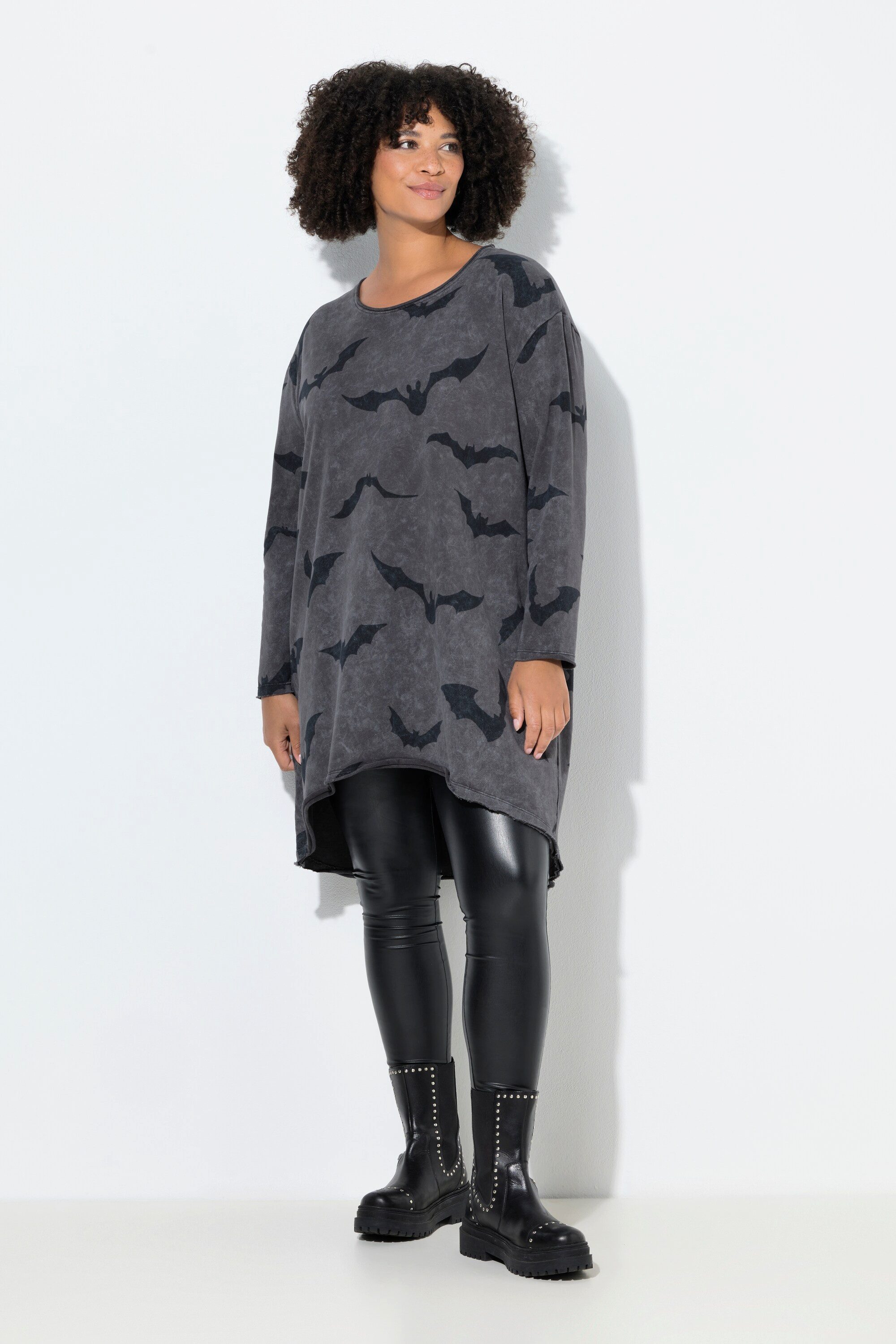 Angel of Style Sweatshirt Sweatshirt Fledermaus-Muster günstig online kaufen