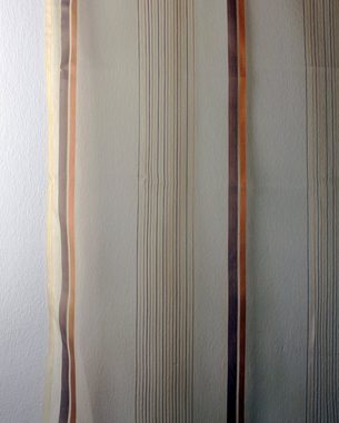 Gardine Chiemsee, HOSSNER - ART OF HOME DECO, Schlaufen (1 St), transparent, Schlaufenschal im zeitlosen Design