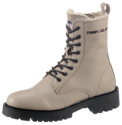 Tommy Jeans »TOMMY JEANS WARMLINED BOOT« Winterboots mit Logo-Aufnäher