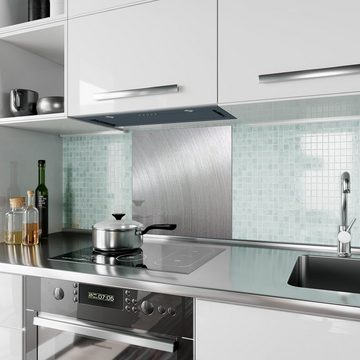 Primedeco Küchenrückwand Küchenrückwand Spritzschutz Glas mit Motiv Aluminium Platte