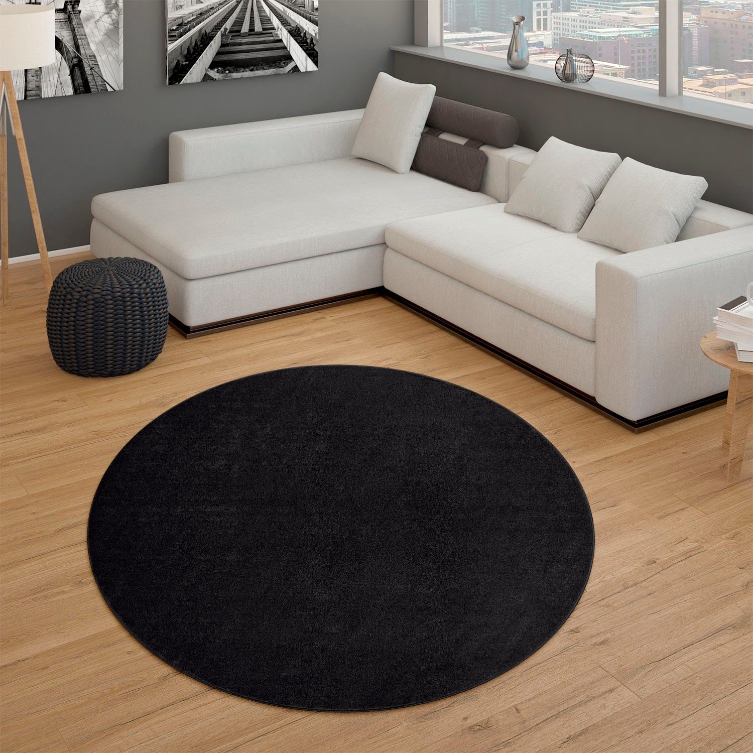 Paco Home Teppich Porto 890, rund, günstig online kaufen
