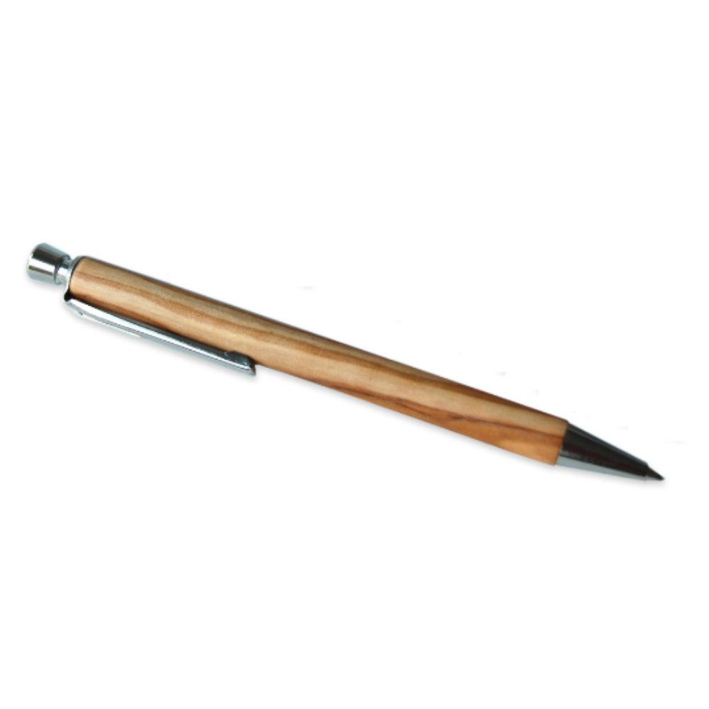 Unikat ein ca. Stück mm, (1-tlg), Strichstärke Kugelschreiber jedes Kugelschreiber aus 0,6 Olivenholz-erleben Olivenholz,