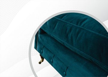 JVmoebel Chesterfield-Sofa, Chesterfield 3 Sitzer Design Sofa Couch 225 cm