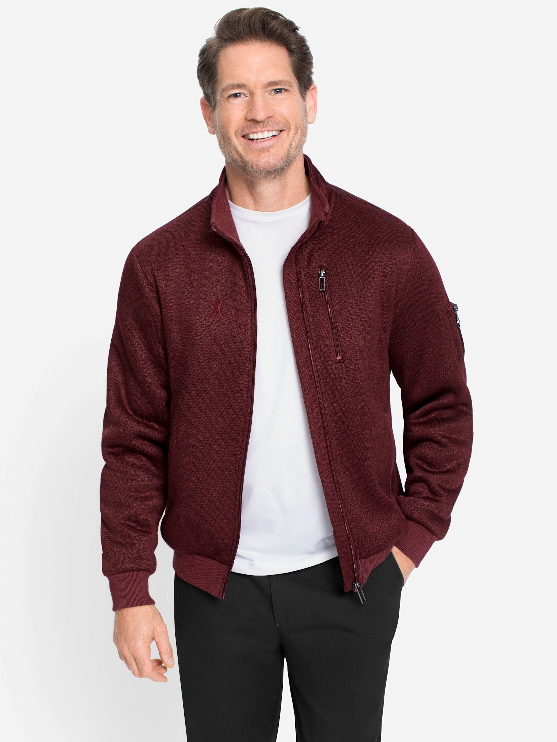 Witt Funktionsjacke Strickfleece-Jacke Langarm Jersey