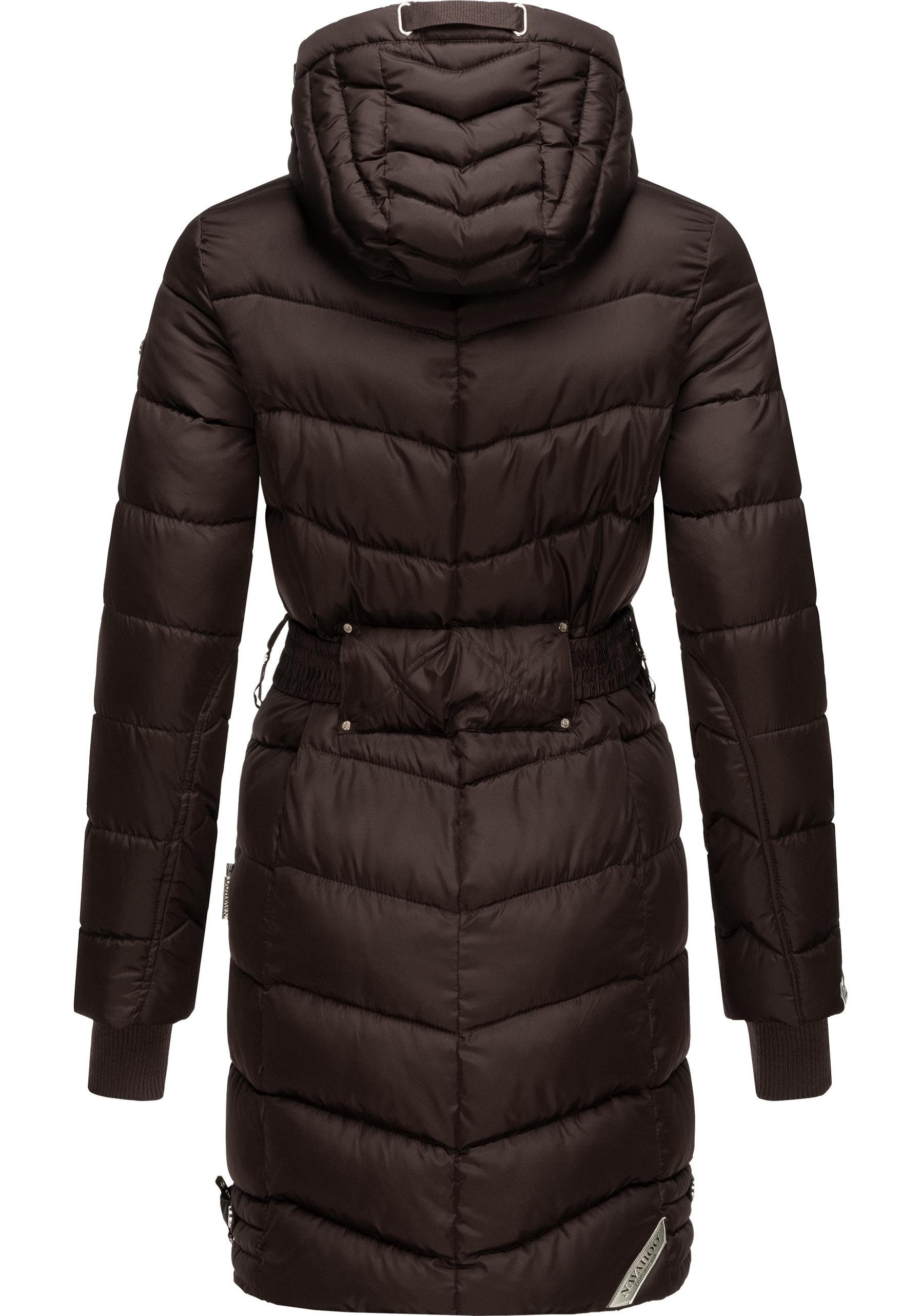 Navahoo Steppmantel Alpenveilchen Stylischer Wintermantel mit schicken Details