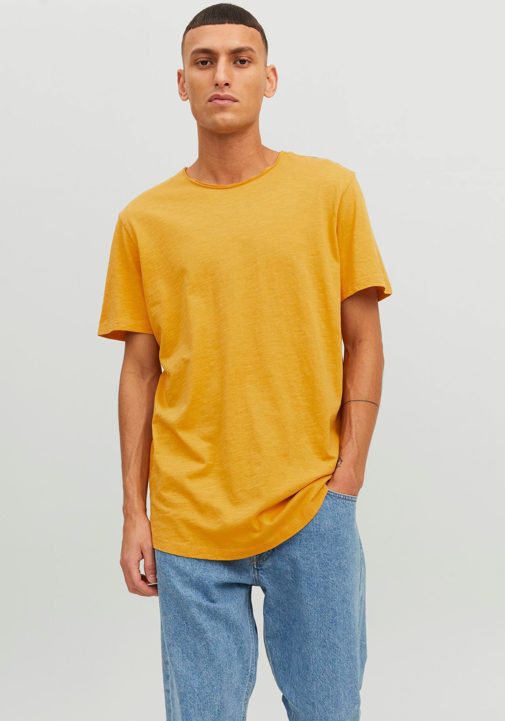 Jack & Jones Rundhalsshirt JJEBASHER TEE O-NECK SS NOOS Honey Gold | 