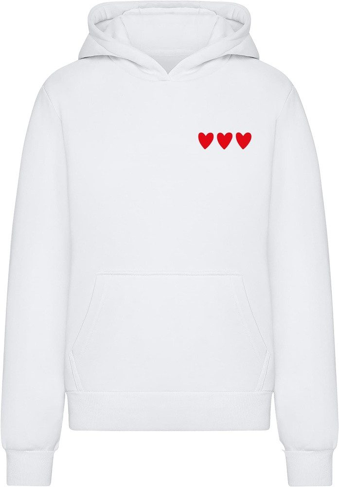 Hoodie Amour Toujours Heart Ladies Fluffy Hoody