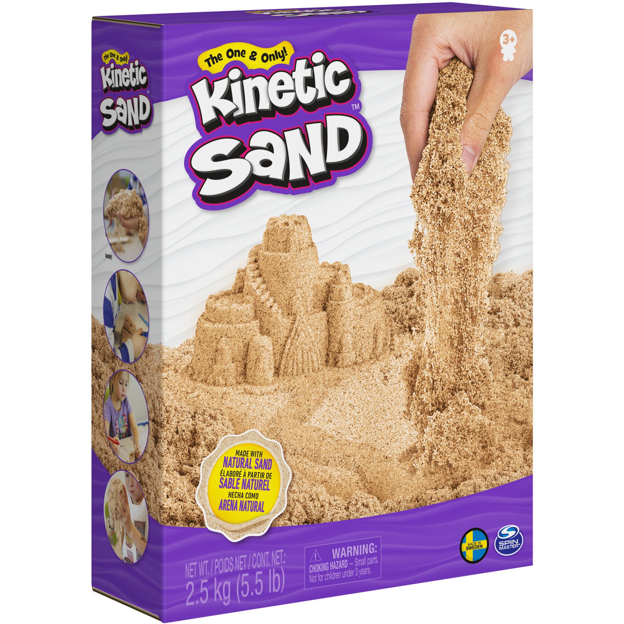 Kinetic sand Sandeimer Spin Master Kinetic Sand - Naturbraun, Spielsand