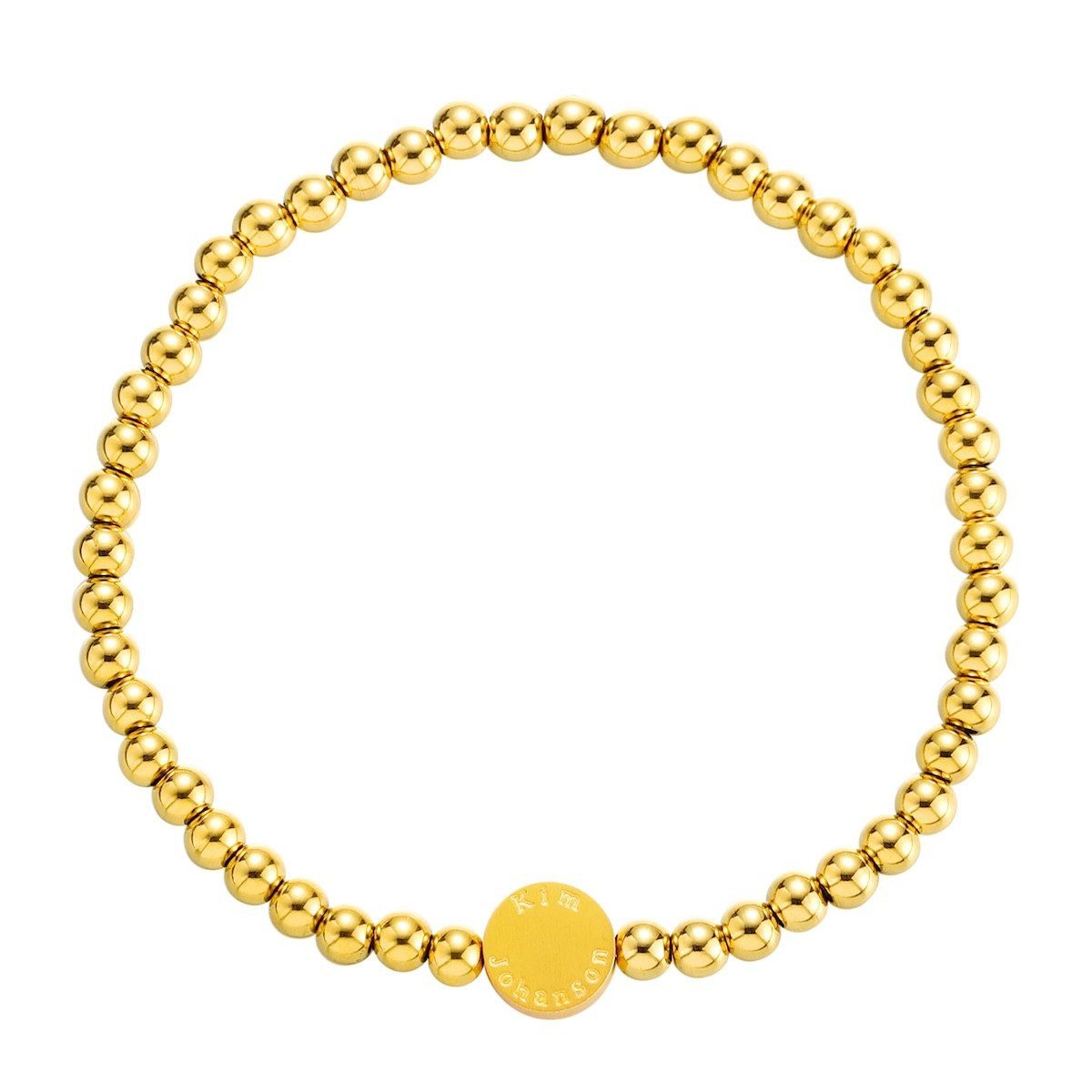 Kim Johanson Armband Essence aus Edelstahl (1-tlg), Zugarmband mit 4 mm Per günstig online kaufen