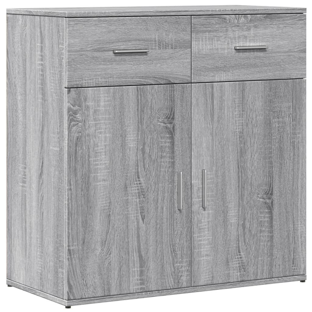 vidaXL Sideboard Sideboard Grau Sonoma 79x38x80 günstig online kaufen