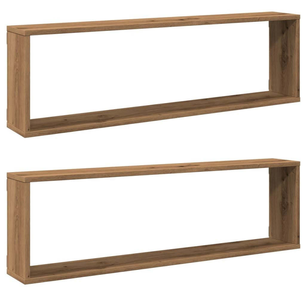 vidaXL Regal, Würfel-Wandregale 2 Stk. Artisan-Eiche günstig online kaufen
