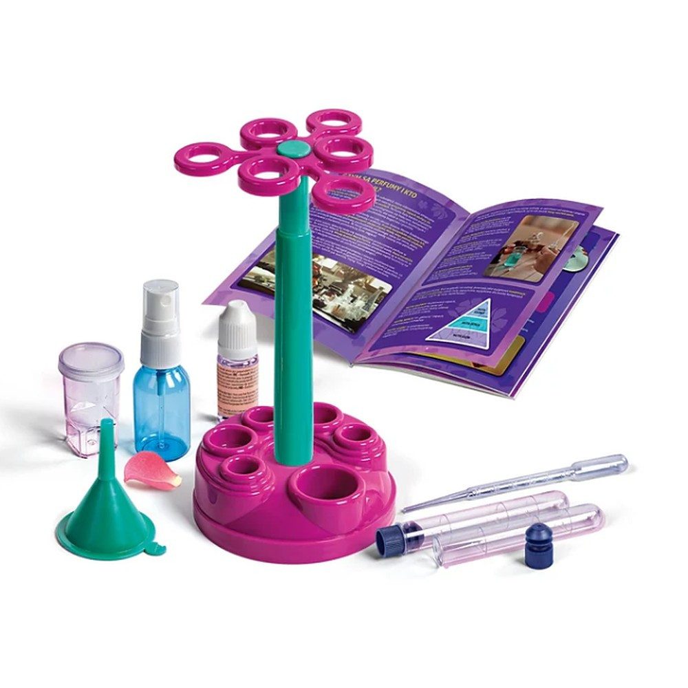 Clementoni® Experimentierkasten Duftlabor Parfümwerkstatt Forscherset, (Spar-Set, 1-tlg), Duftlabor zum Bauen, Zerstäuber & Zubehör, ab 8 Jahren