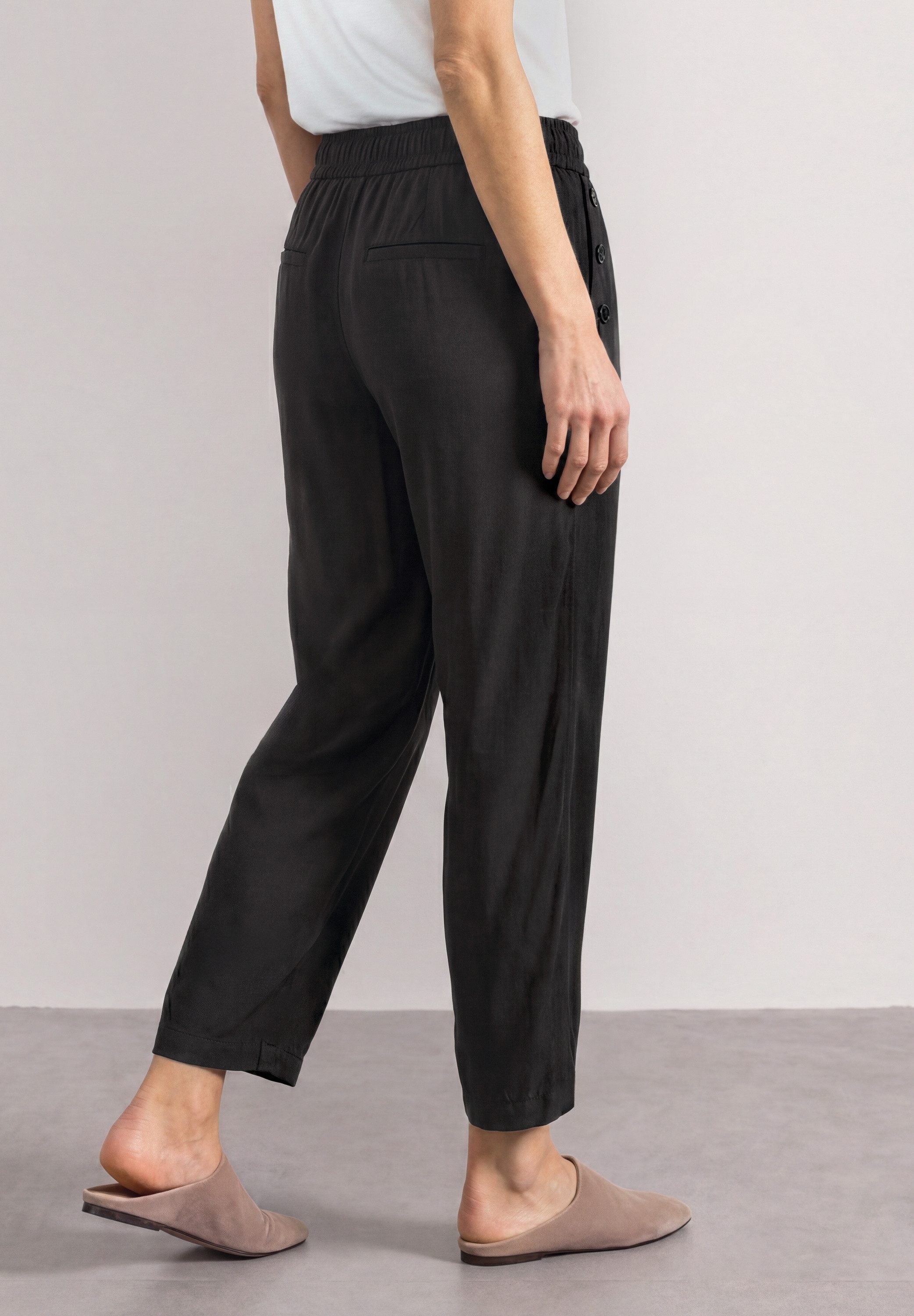 STREET ONE Stoffhose mit Wide Legs